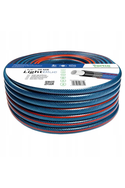 Vartco Furtun de grădină 4 straturi ALBASTRU DESCHIS 1/2 " 30m PRODUS POLSKI ...