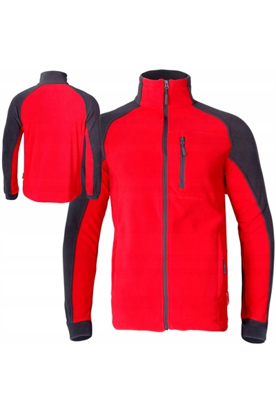 Lahti Pro Bluză polară LPBP1 Roșie din fleece, de lucru, mărimea M