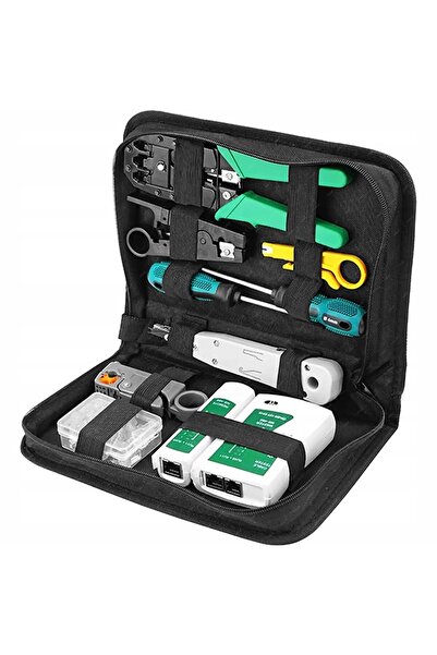 NO BRAND UNELTE DE REȚEA DEXXER BS-470 PRESSĂTOR DE CABLEURI RJ45 TESTER DE C...