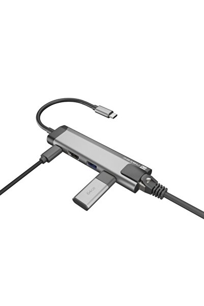 Natec Stație de andocare USB Fowler GO Multiport 4xUSB HDMI 4K RJ45
