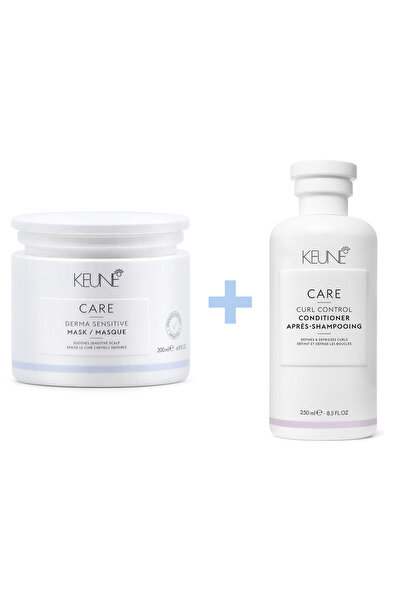 Keune Care مجموعة كيون للعناية بفروة الرأس الحساسة والشعر الكيرلي – ماسك ديرم...