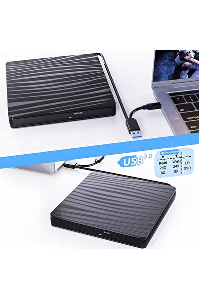 NO BRAND Unitate externă CD-R DVD USB, Recorder pentru laptop PC, Player port...