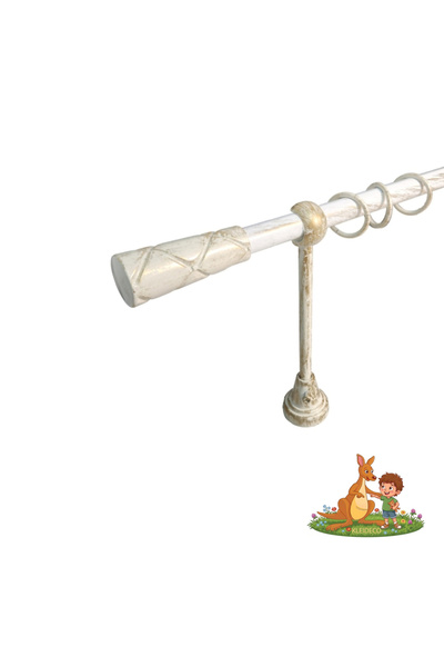 KLEIDECO Simple curtain rail COSTA RICA, Metal, Diameter 16 mm, LIBERIA ends,...