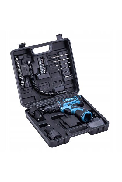 Kraft&dele Mașină de găurit și înșurubat cu acumulator 18V 1,5Ah, Set cu 2 ba...
