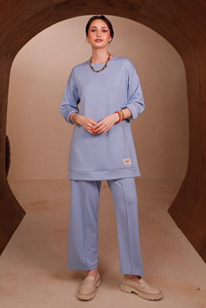 Mogi Butik Γυναικείο Oysh Modal Ύφασμα Oversize 80 εκ. Τουνίκ με Λεπτομέρεια ...
