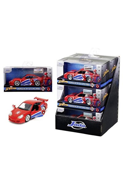 Jada Toys Μάρβελ Σπάιντερ-Μαν Μεταλλικό Αυτοκίνητο - Πόρσε 911 GT3 RS, 1:32