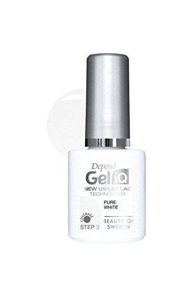 Depend Set 2 x Oja Semipermanenta Gel IQ UV LED, Pure White, 5 ml