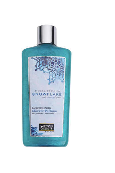 Shower Scents Snowflake Shower Perfume 312 ml - Glittery Texture Shower Gel, ...