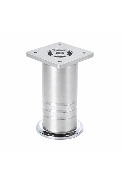 OEM Furniture leg WAW, D 42, H 80, adjustable, made of aluminum, aluminum finish