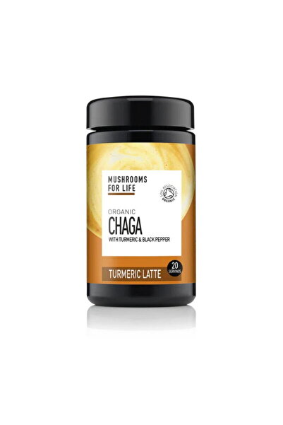 MushroomsForLife Chaga Turmeric Latte Pure Grade Extract /Bio 120g