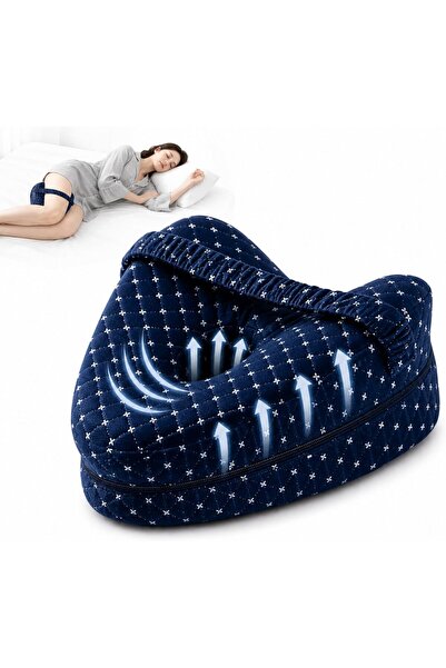VİSCOLAB Ergonomik Yastık Ortopedik Yastık Kalp Diz Arası Visco Yastık Bacak ...
