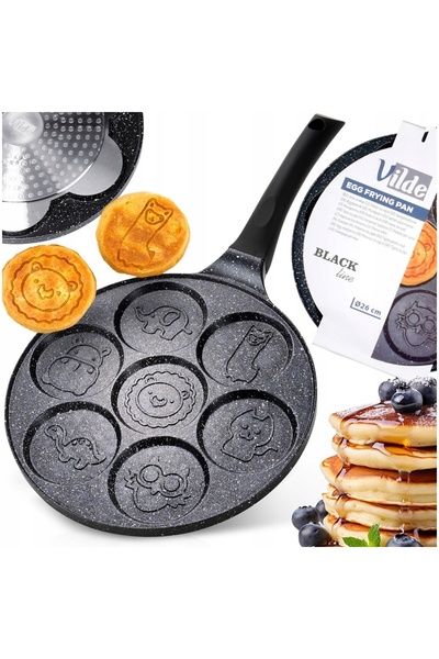 Vilde Tigaie GRANITĂ pentru ouă poșate, clătite, nalepini, pancakes