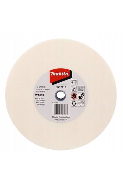 Makita Disc abraziv pentru polizor de banc 60K 205x19x15,88mm B-51960