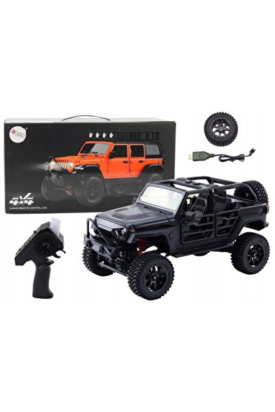 LeanToys Mașini de teren telecomandate RC 2.4G Tracțiune 4x4 Negru