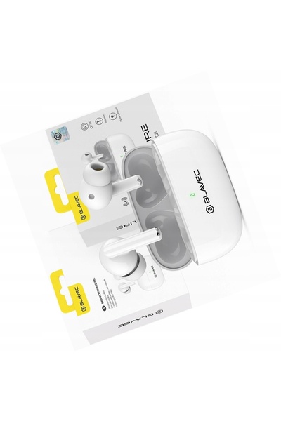 Blavec Căști wireless BW-01 albe Bluetooth pentru Motorola Edge 50 Neo 5G