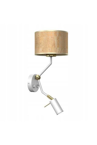 Milagros jewelry Aplica de perete Cork Milagro 1xE27 alb/cork IP20