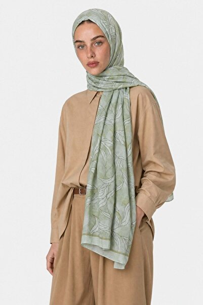 Mooncorn Frond Desen Neo Crash Shawl