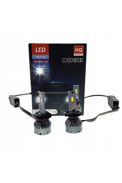 HQ Automotive Becuri LED H7 100% CANBUS 90W Kit Retrofit E-Vision 6000K 12000...