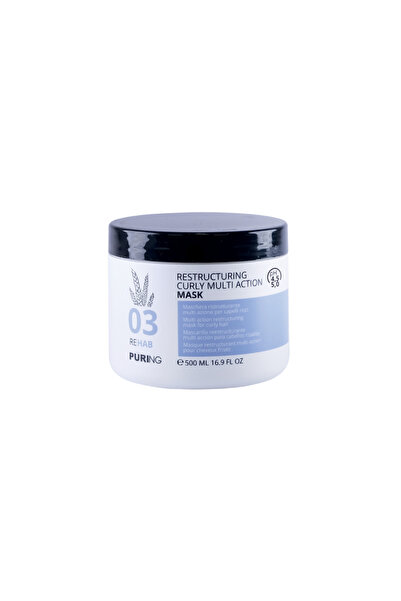 PURING 03 Rehab Curl Defining Hair Mask with Silk and Wheat Protein for Curly...