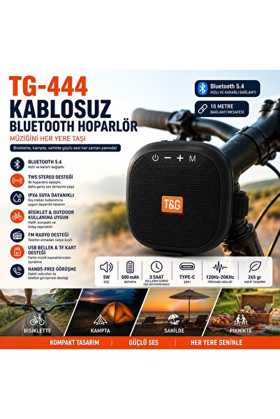 Genel Markalar 🚴 Bluetooth Hoparlör Bisiklet Uyumlu Taşınabilir Outdoor Spea...
