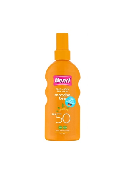 Benri Matcha İçerikli SPF50 Güneş Spreyi 150 ml