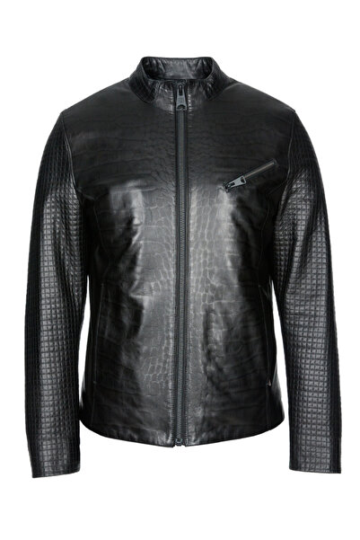 ottimo Azel Deri Biker Ceket