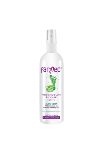 Farmec Strong Feet Antiperspirant with Aloe Vera - Farmec, 200 ml