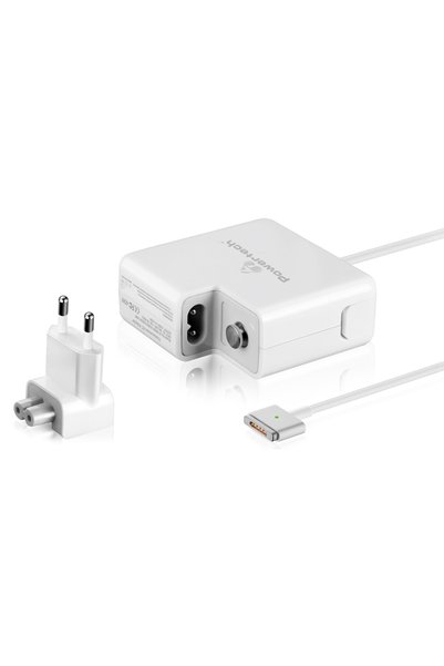 POWERTECH τροφοδοτικό laptop PT-836 για Apple Macbooks, 45W, λευκό