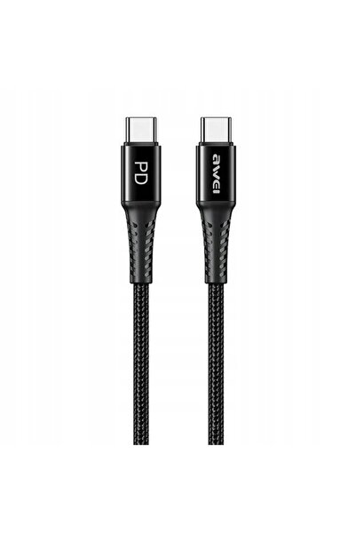 NO BRAND Cablu USB-C - USB-C AWEI CL-111T 1m Negru