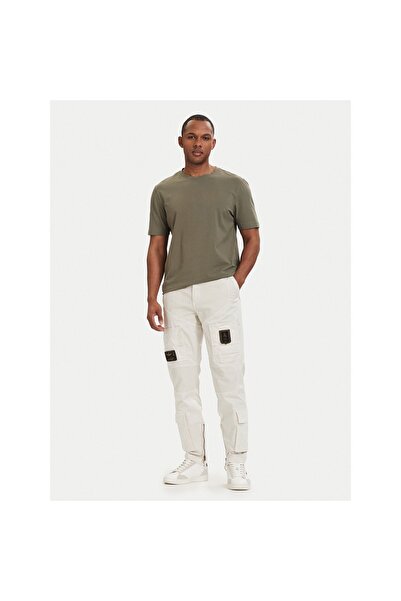 Aeronautica Militare Pantaloni cargo bărbați 261PA1387UCT01493 Bej