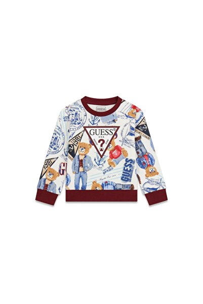 Guess Bluză băieți N6RQ00KA6R4 Multicoloră