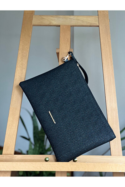 IKARÈL Kadın Simi Model Deri Clutch Portföy Çanta