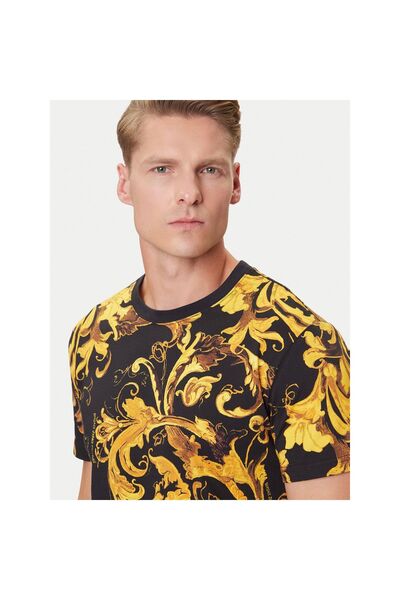 VERSACE JEANS COUTURE Ανδρικό T-shirt 79GAH6S0 JS515 Μαύρο