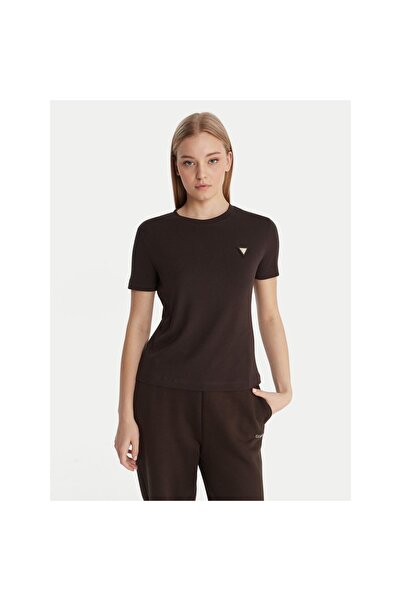 Guess Tricou de damă V6RI17KD741 Maro