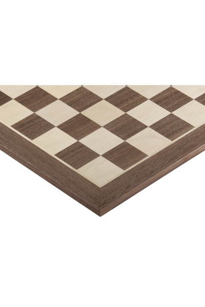 Sunrise Chess & Games Μέγεθος σκακιέρας αρ. 6 (χωρίς σήμανση) καρυδιά/σφένδαμος