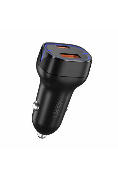 OEM XO - USB & USB-C Φορτιστής Αυτοκινήτου 3A 20W με Θύρες: 1xUSB 1xType-C - ...