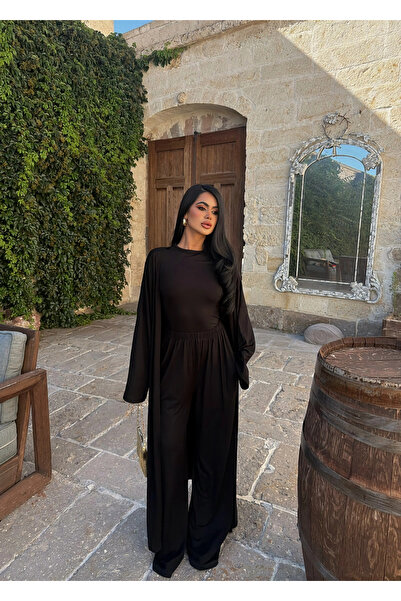 kırmızı butiks Black Mocha Triple Casual Set