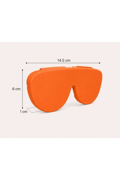ERMA HOME Silicone Sunglasses Container Case Anti-Scratch Glass Protector Foldable Case