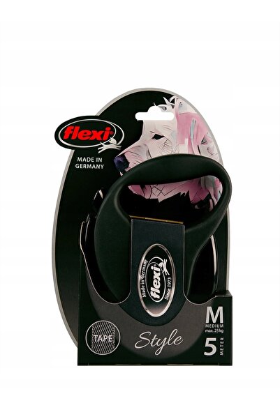 Flexi Smycz Style M (5 m - 25 kg) Negru