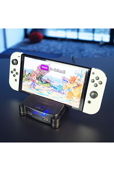 NO BRAND Docking station HYPERKIN RetroN S64 pentru Nintendo Switch Gri
