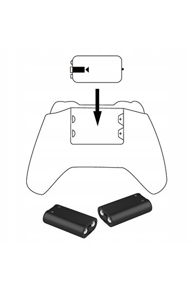 NO BRAND Încărcător SUBSONIC SA5617 pentru Microsoft Xbox + 2 baterii