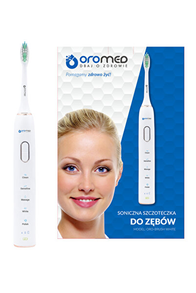 NO BRAND Perie sonică OROMED ORO-BRUSH Alb