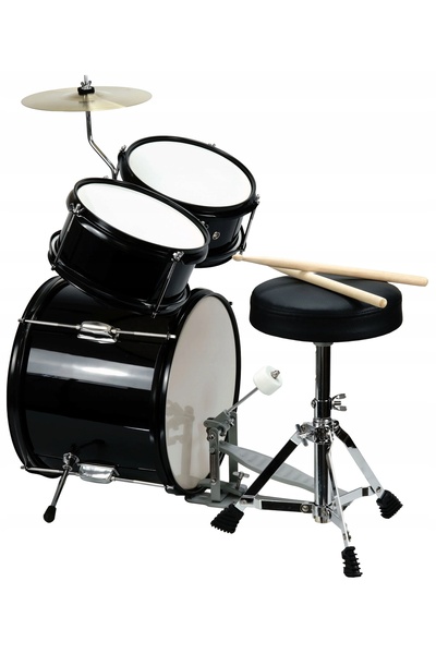 MUSICMATE Perkusie Junior MM-DRM200 MusicalEnergy Negru-alb
