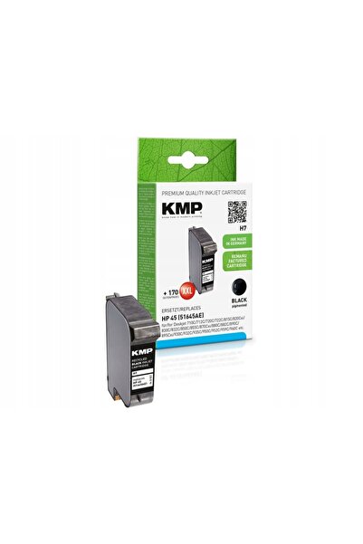 NO BRAND Cerneală KMP pentru HP 45 51645AE Negru 42 ml 0927,4451
