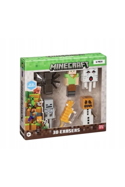 NO BRAND Set de elastice MINECRAFT B (6 bucăți)