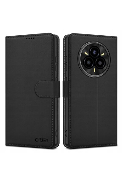 NO BRAND Husă portofel TECH-PROTECT pentru Realme 14 Pro+ Plus 5G Negru