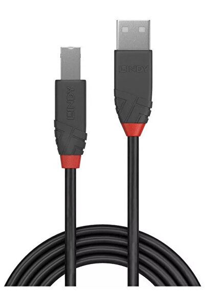lindybell Cablu Lindy 36670, USB 2.0 - USB-B, 0.2m, Negru