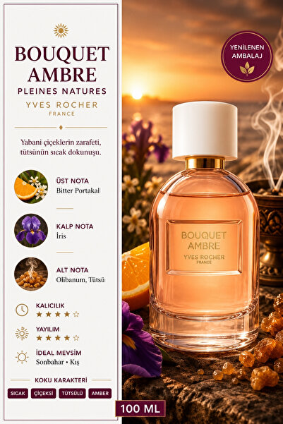 Yves Rocher Bitter Portakal, İris ve Tütsü Notalı Pudramsı Kremamsı Yoğun Veg...