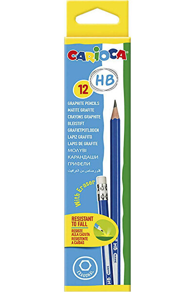 carioca Σετ 12 μολυβιών γραφίτη HB με γόμα