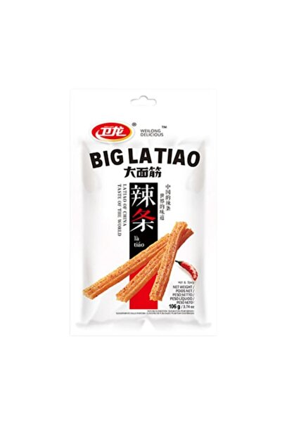 WEILONG Latiao, gustare chinezească picantă, Wei Long, 106g